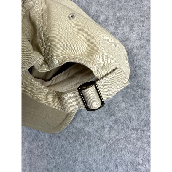 RARE 90's Levi's 501 Khaki Hat Two A Day Each Oval Logo Patch Vintage Unique - Picture 6 of 6